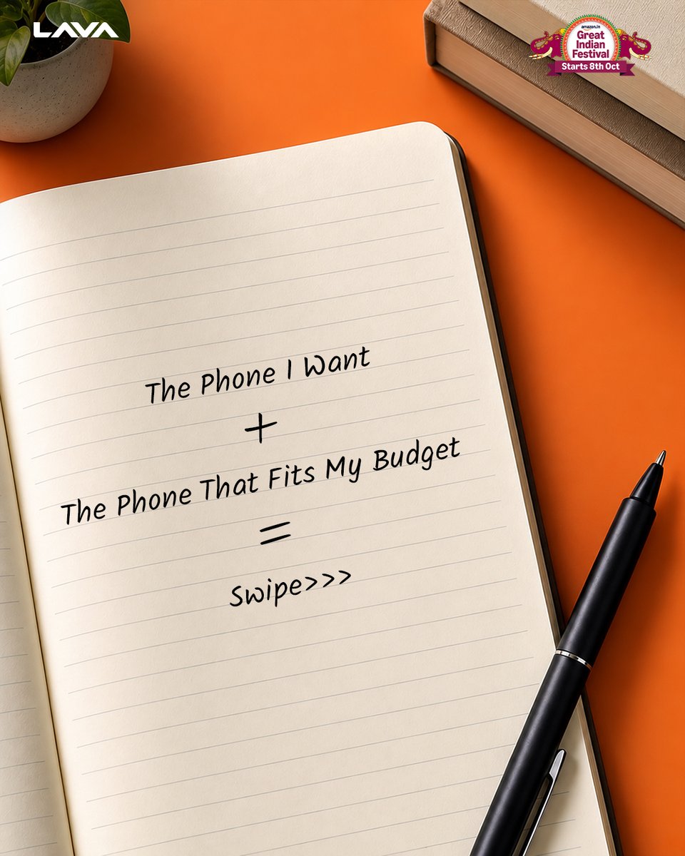LavaMobile's tweet photo. The math is finally mathing.

Get Bold N4 Pro 5G for just ₹14,249* during the Amazon Great Indian Festival Sale.

Shop now. Don’t miss out!

Buy Now: https://t.co/8HhoikA58r

*Incl. of all offers
#Amazon #GreatIndianFesival #LavaMobiles #BigSavings https://t.co/ukb8xBqsoc
