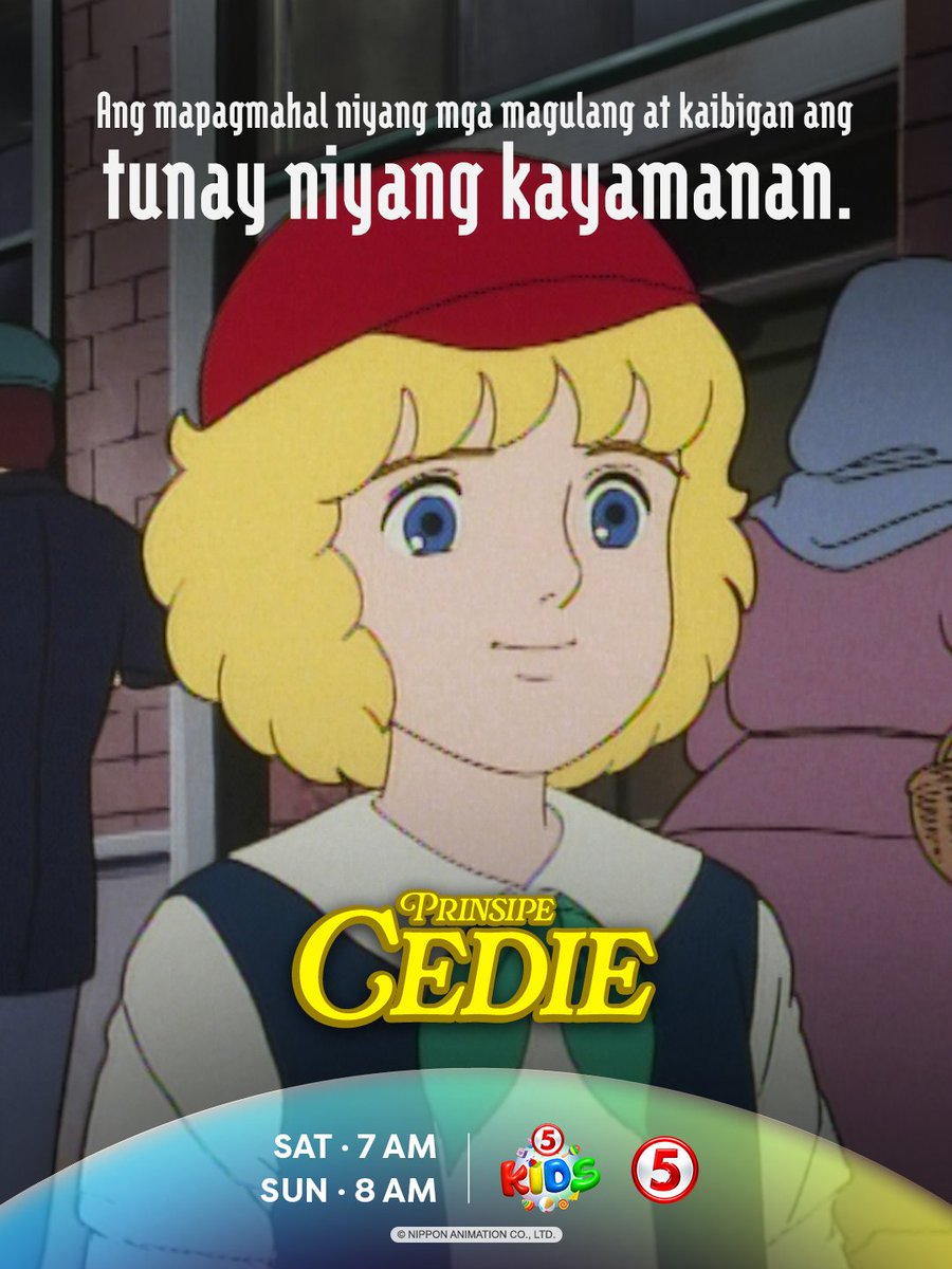 TV5PHOfficial's tweet photo. Flex ni Prinsipe Cedie: Mayaman sa pagmamahal, priceless ang kabutihan. ✨

Tularan ang mabuting asal ni Prinsipe Cedie, SABADO, 7AM, and, LINGGO, 8AM sa Gandang Mornings ng TV5 on air!

#PrinsipeCedieTV5
#GandangMorningsTV5 https://t.co/HPoqeuFp6W