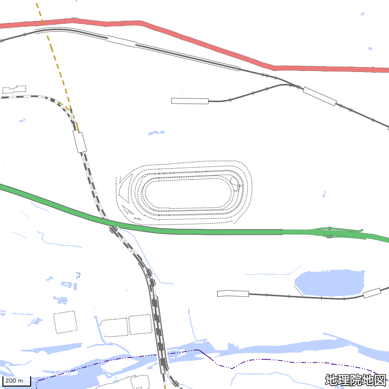 union__map's tweet photo. ここはどこでしょうか。

地形図クイズ169
真ん中にある施設 はどこでしょう

前回のこたえは、
女木島（香川県）です。

＃地形図クイズ　＃地図クイズ https://t.co/Cn0ffSumrx