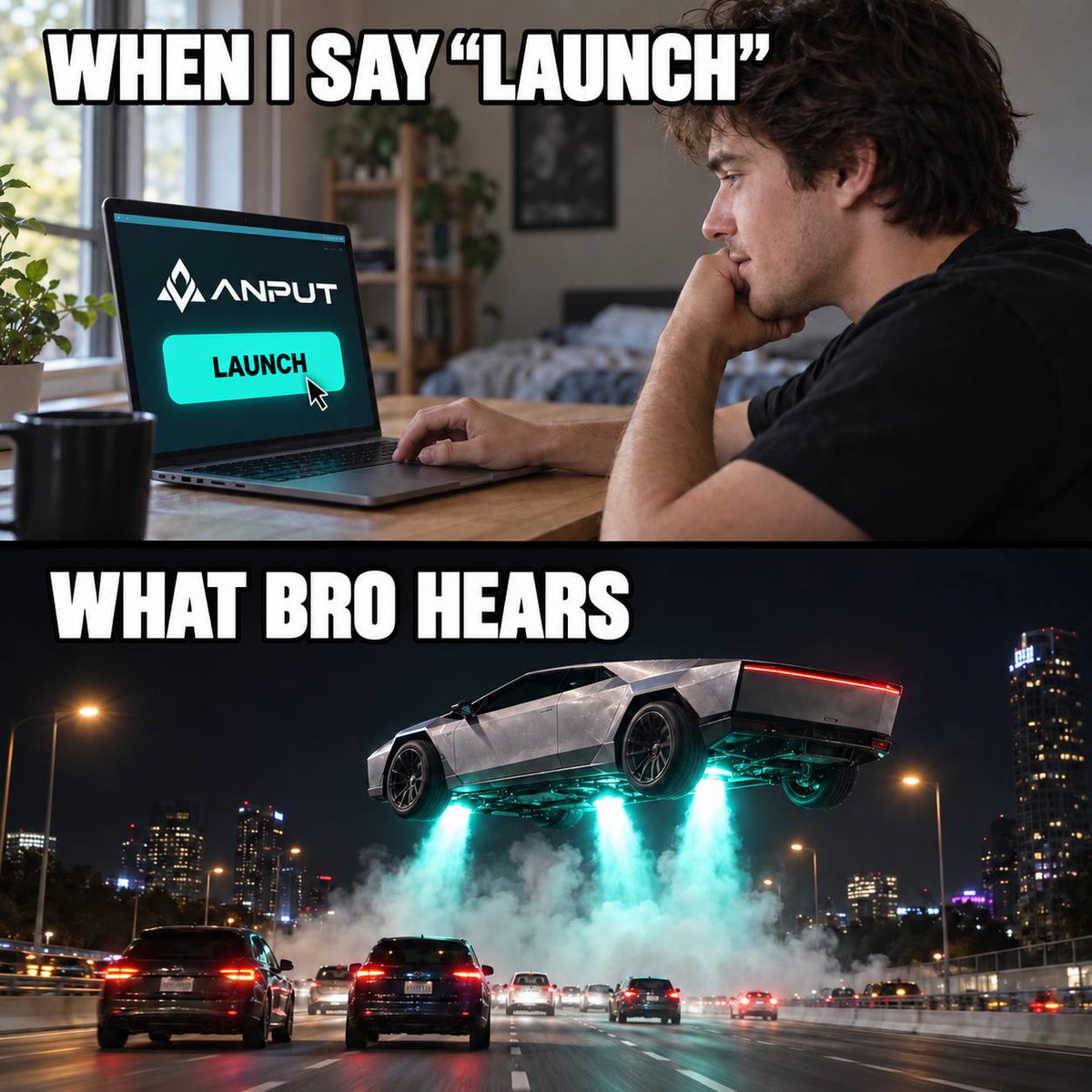 anput_fun's tweet photo. Bro took “launch” way too literally. 🚀 https://t.co/iEtvkPAOPR