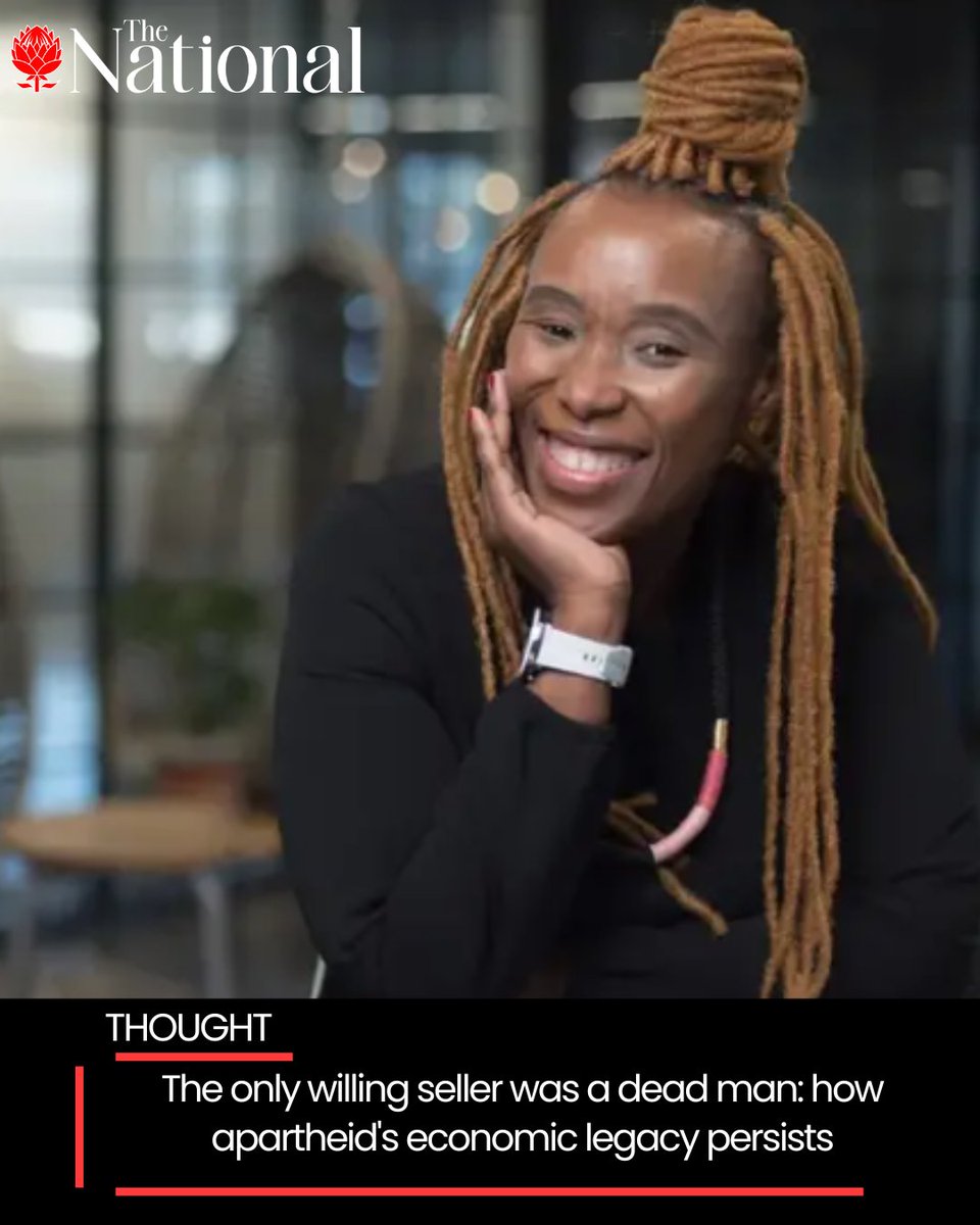 TheNationalZA's tweet photo. Why do barriers to economic inclusion persist decades after apartheid?
In her latest Kasi Brief column, @vusivokwana reflects on racial discrimination in the property market and the need to bridge township communities and the formal economy.
Read more: https://t.co/ZR7yqZUJSg https://t.co/tDBmhrVMtc