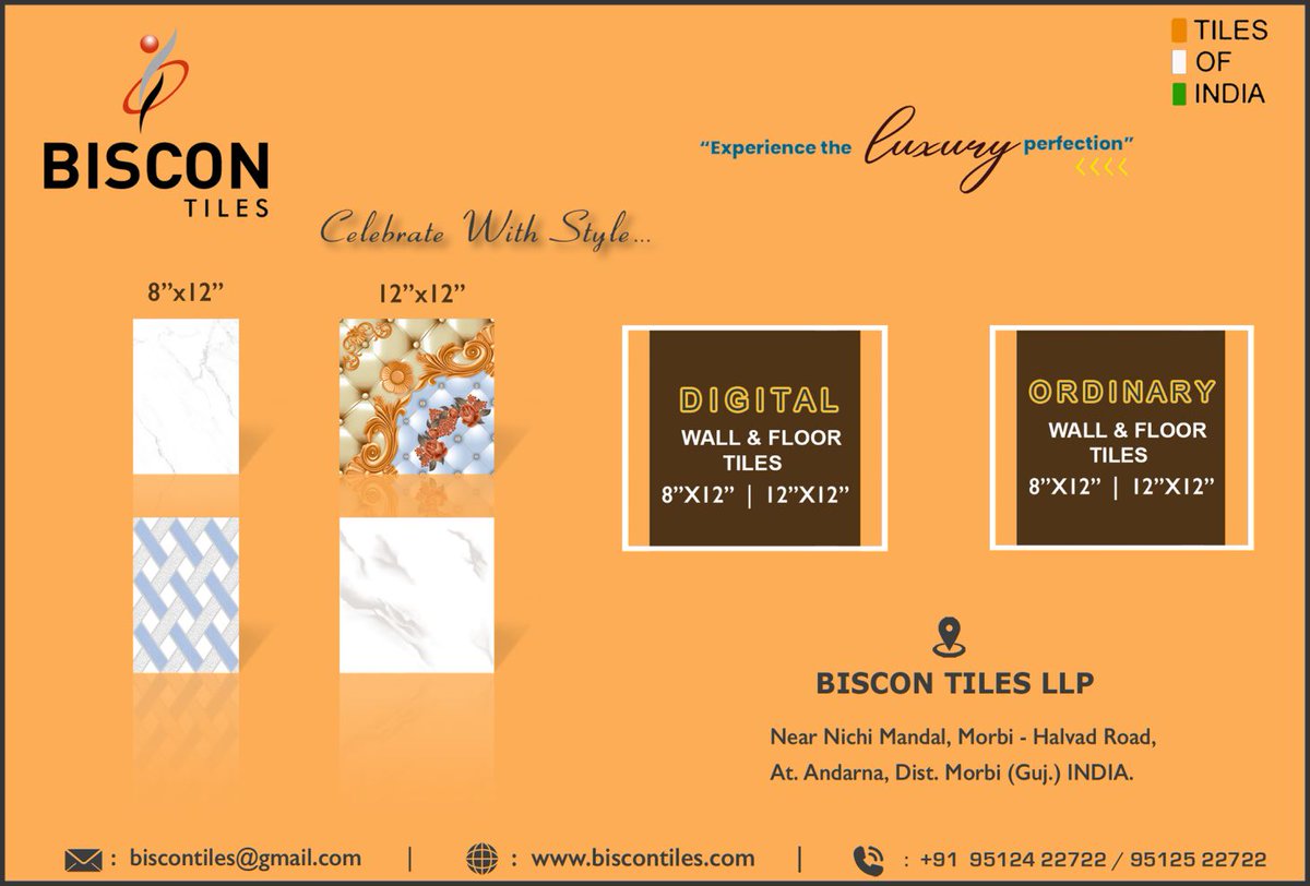 ceramic_india_'s tweet photo. Biscon Tiles, Digital Wall Tiles, bathroom tiles, kitchen tiles, Ceramic India
https://t.co/cIR4cijCMe
#Biscon #digital #wall #tiles #kitchen #bathroom #elevation #3d #hd #manufacturers #ceramic #india #exporters #supplier #design #best #morbi #gujarat https://t.co/8fNJBbEHif