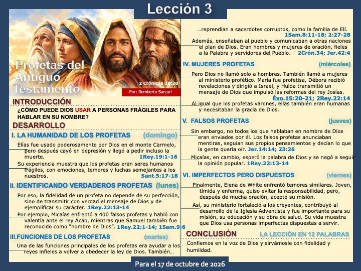 rembertosarzuri's tweet photo. ¿Cómo puede Dios usar a personas frágiles para hablar en su nombre?
✅¡Repasemos la #LESAdv 3!  
✅#PrimeroDios 
✅Compártelo!!!! https://t.co/z2UqygtRK5