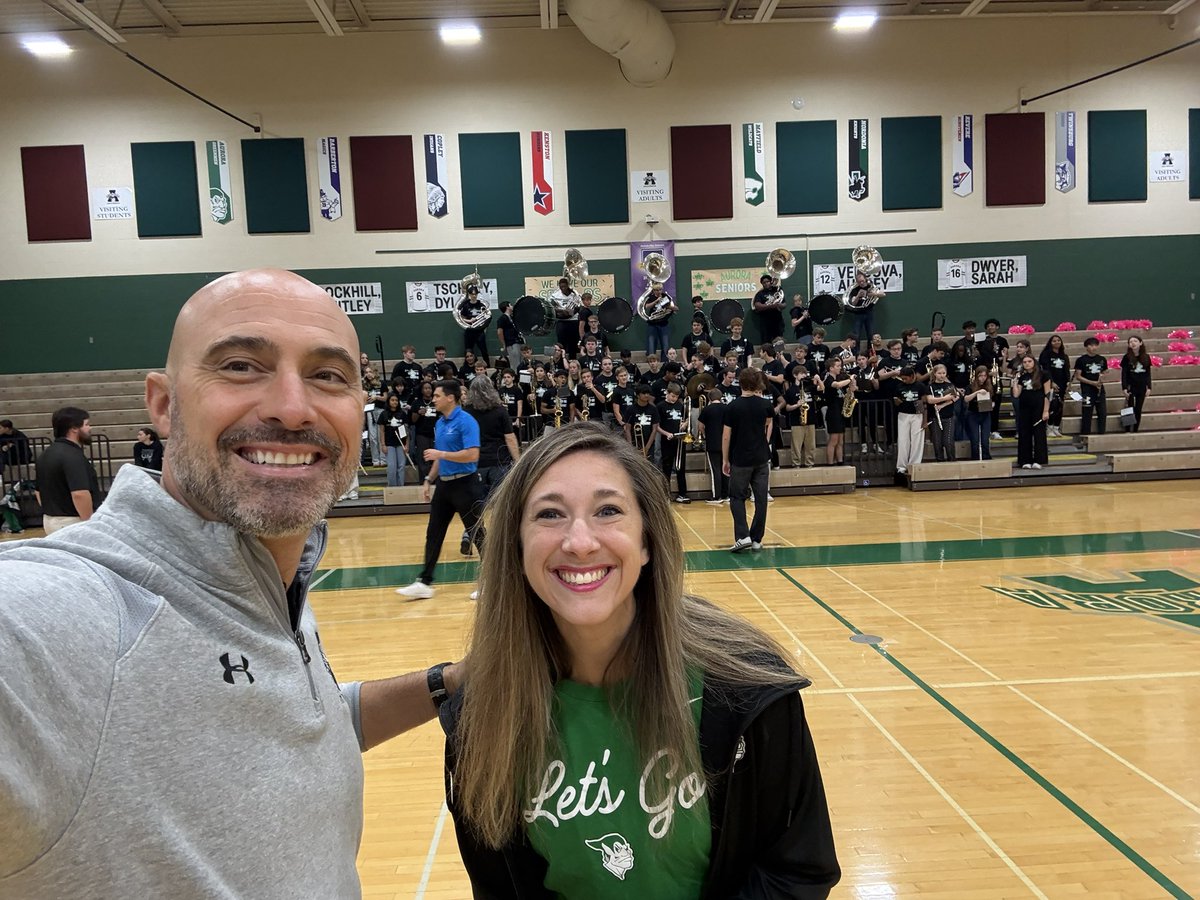 DrPMilcetich's tweet photo. Up early this morning with @Aurora_Bands and @GreenmenCheer and soon @GreenmenFB getting ready for @wkyc @WKYC_HSsports Friday Morning Football Fever!  Let’s go @AHS_DrPach!  @AHS_SeanBaker @torresv4msu @ACSD_MH @ahsallsports https://t.co/dNEDbfnPUk