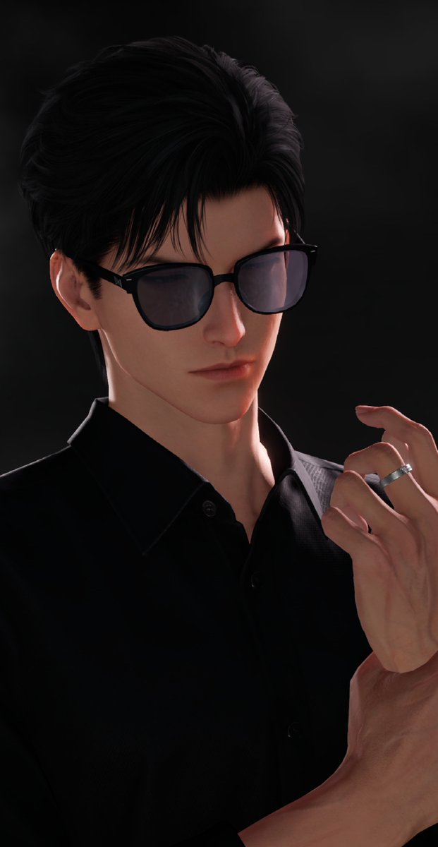 Odetteverse's tweet photo. ❄️"admit it, sweetie. I look good in this black shirt" 
#Zayne #ZayneLaDS #LiShen 

🚫please Do NOT steal/reupload my glint photos, MC and content without my permission. Thx! https://t.co/nAdAuyHLGS