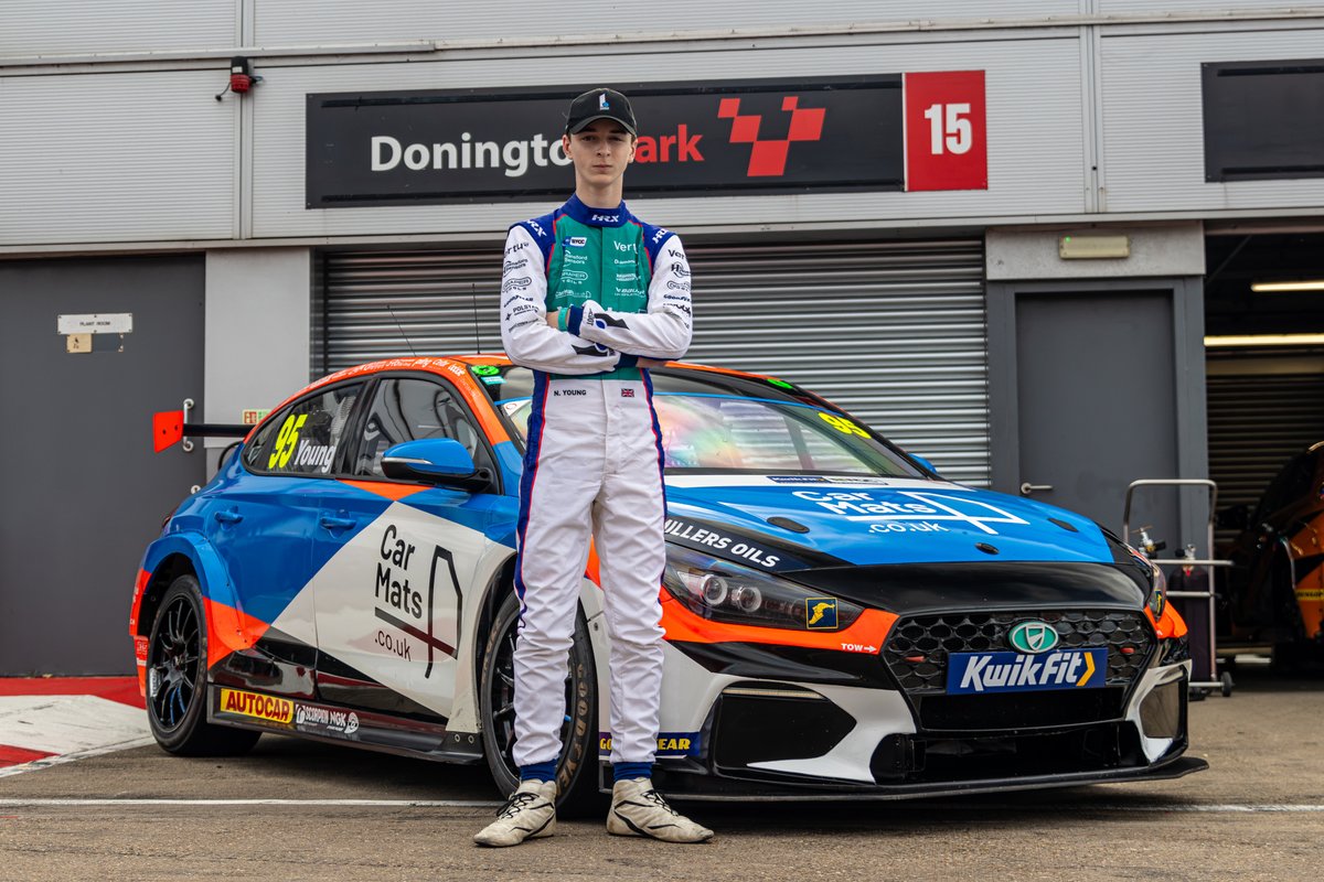 BTCC's tweet photo. 🚨 BREAKING: Teenage racer Noah Young to make BTCC history with Team VERTU in 2027

The EXCELR8 Motorsport-run squad have confirmed that Noah Young will form part of its driver line-up for the 2027 Kwik Fit British Touring Car Championship season, with the teenager set to make series history as the youngest person ever to contest a full season.

"I’m under no illusions that this is a big step up for me and that there are going to be plenty of challenges ahead, but I’m ready to tackle them head-on, and I cannot wait." - Noah Young

👉 Click here for more:https://t.co/bq3WR4B16l

#BTCC