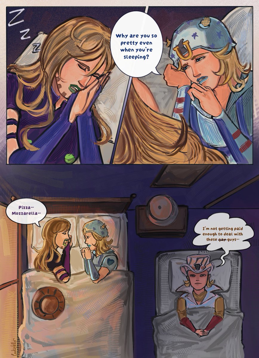 cookietellarts's tweet photo. Mountain Tim if he stayed with Johnny and Gyro 🤭 #steelballrun https://t.co/7H7YO9v56o