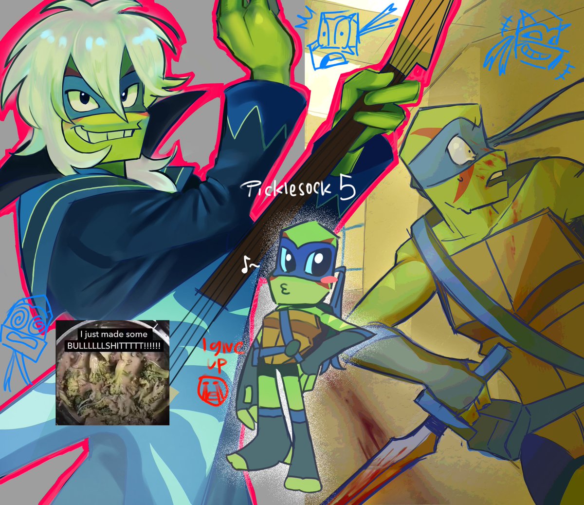 5ivethsnd's tweet photo. Time to post my semi old art HYAH
#rottmnt https://t.co/WpHyUGaEqC