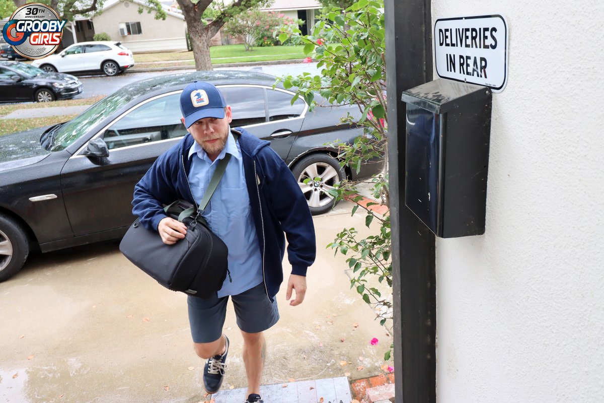GroobySFW's tweet photo. Gray Perrier Has a Special Delivery 📦😈
Forget the doorbell. @GrayPerrier  has a very different plan for her mailman. A cheeky setup, perfect timing, and a delivery he won’t forget anytime soon. 🔥with @Hattrickz91 
📸 @TheTaylorMcGhee For @Yum_Official https://t.co/J7UHVHl2ED