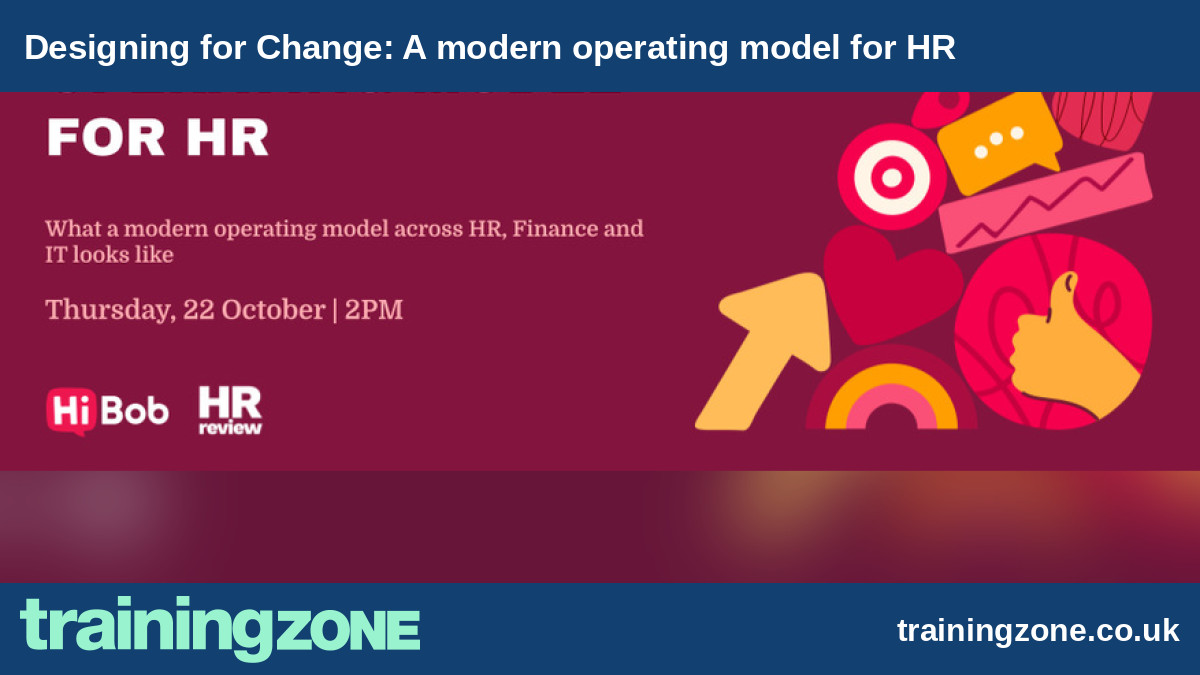 TrainingZone's tweet photo. How do you build stability while the organisation keeps changing? Join HiBob on Thursday 22 October at 2pm. #Resource #LearningAndDevelopment #LandD https://t.co/eBWu7gvAqG https://t.co/0VjxiOeJyW