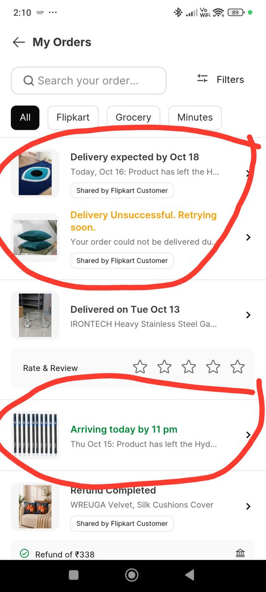 itsmycupftea's tweet photo. @flipkartsupport this is to bring your kind notice that my issue won't be resolved until I get all my orders delivered at my door step??
Got it!!!
See the unresolved status of my orders?? @Flipkart https://t.co/3dUeKFoZT7