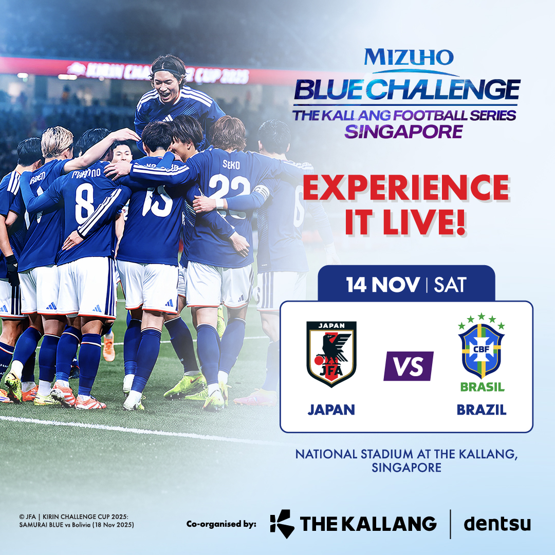 yogibojapan's tweet photo. ／
Yogibo × MIZUHO BLUE CHALLENGE
フォロー＆リポストキャンペーン⚽✨
 ＼
Yogiboは、11/13(金)～17(火)にシンガポール・ナショナルスタジアムで開催される『MIZUHO BLUE CHALLENGE THE KALLANG FOOTBALL SERIES SINGAPORE』に、オフィシャルパートナーとして協賛いたします。

抽選で【4組8名様】に11/14(土)or11/17(火)の試合観戦チケットをプレゼント✨

▼応募方法 
① @yogibojapan をフォロー 
② 本投稿をリポスト【10/18(日) 23:59〆】
#yogibo をつけてコメントで当選率UP💬 

さらに！Yogibo Friend会員様限定で「試合観戦チケット」プレゼントキャンペーンも実施中✨

▼ 詳細はこちら
https://t.co/nTZBTEUjRv
