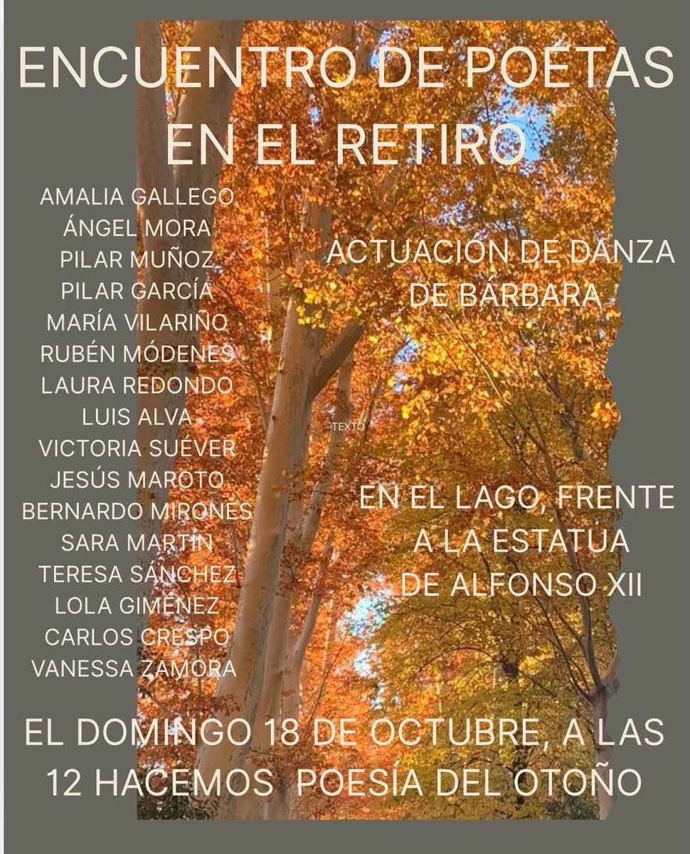 REFconPOESIA's tweet photo. ¡No te lo pierdas! https://t.co/Ew9prTcPzl
