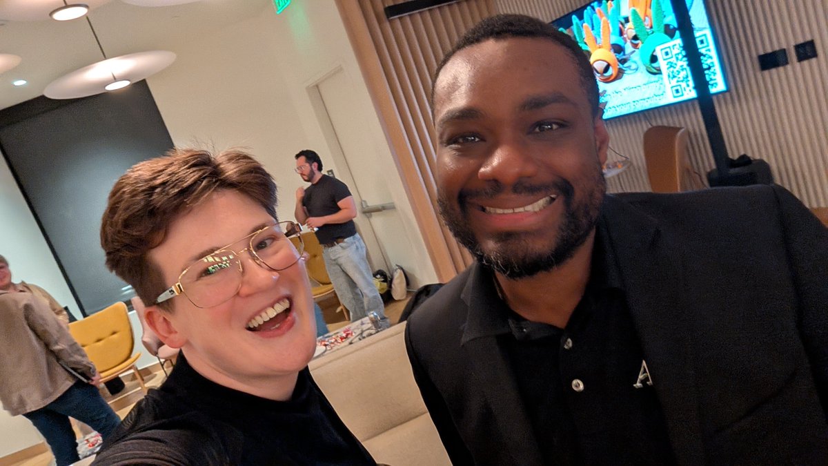 rachelnabors's tweet photo. Friends at @coderabbitai helped me celebrate shipping https://t.co/BCySoD6si6 with a post-@Vercel Ship happy hour! Amazing how quickly people would install Mima locally to get their hands on a limited edition, handcrafted Mima mascot!

Thank you for a spectacular launch and great company, SF 🙏