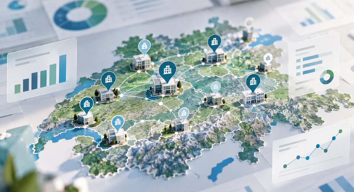 OpenDataAnd's tweet photo. Los #datos abiertos empresariales desvelan información de interés ⤵️

El análisis de más de 17.000 empresas en Suiza demuestra cómo reutilizar registros públicos permite identificar patrones territoriales y conocer mejor un sector económico.

🔗 https://t.co/zuebkda3ni https://t.co/a8Tqg635B0