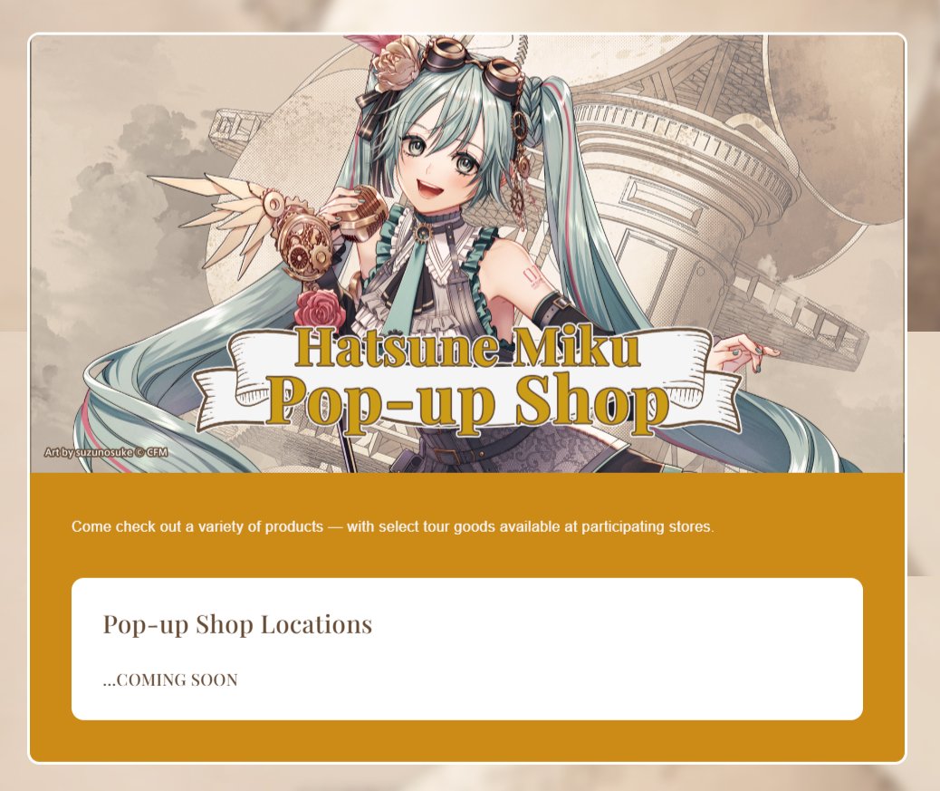 mikuexpo's tweet photo. 🌐MIKU EXPO 2026 EUROPE Subevents🌐

Announcing the Subevent Information for MIKU EXPO 2026 EUROPE!

①In-Store Workshops🎨
Take part in workshops at locations in all 8 tour-cities:
Color in your own MY MIKU Sticker and get together with other fans!

②Pop-up shops🛍
Get some of the tour goods and other items at selected stores!

▼Check out the event site for details!✨
https://t.co/rhbmrMLp1G

*Updates on times and locations coming soon!👀

#MIKUEXPO2026 #MIKUEXPO #HatsuneMiku