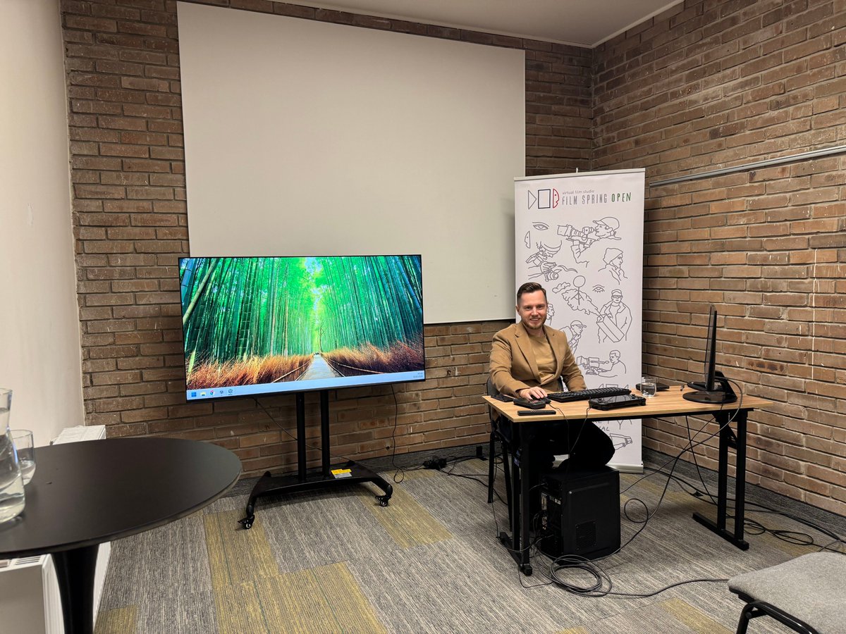 TakeITStudio's tweet photo. 🎬 We joined Film Spring Open 2026 in Kraków as Take IT Studio! We talked about porting games to consoles and demonstrated live how to bring Gruniożerca 3 to an Anbernic handheld. 

Thanks for having us! 🎮 https://t.co/UdIZXSMmn4