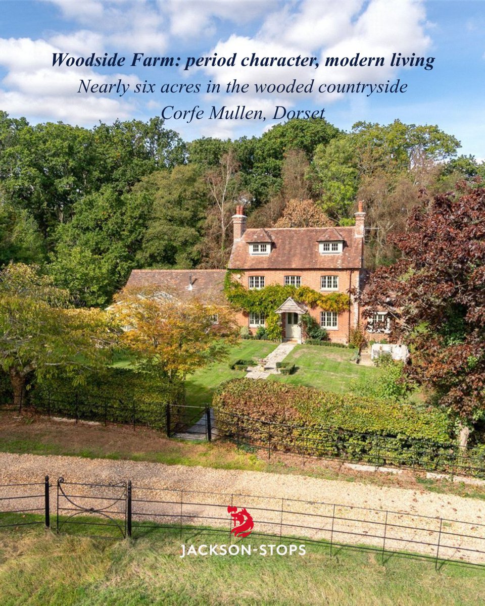 JacksonStops's tweet photo. New listing: Woodside Farm, Corfe Mullen. A refurbished period farmhouse with five bedrooms, a heated pool, stables and about 5.84 acres near Wimborne. Guide £1,750,000.

https://t.co/Mm0AxQxUEN

#dorsetproperty #wimborne #jacksonstops https://t.co/7lEZU9ST6n