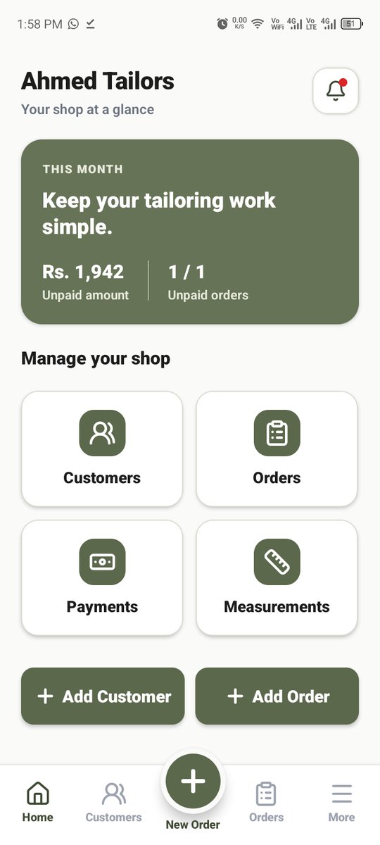 Khalil123dev's tweet photo. A new application for local garment businesses is coming soon! 
Currently in the testing phase.
Always open to connecting with founders, marketing professionals, and people building something exciting. If you're growing a startup or planning your next product, let's connect. https://t.co/ZaGL7P53SC