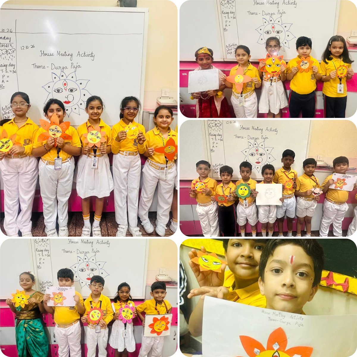 anandpooja17's tweet photo. A fun-filled week for Class 2!From Durga Puja House Activity to Article Adventure, Let’s Do Some Action, exploring the Sphere Shape in Maths- a perfect blend of learning n creativity #LearningWithFun @y_sanjay @pntduggal @ShandilyaPooja @sdg4all @cbseindia29 @WeAreTeachers https://t.co/T8G1IxkglA