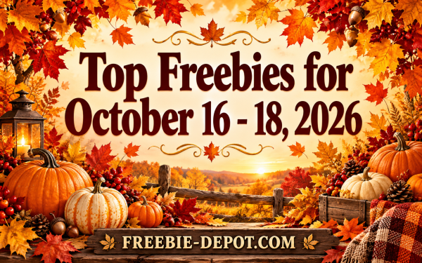 FreebieDepot's tweet photo. Top Freebies for October 16 – 18, 2026 – FREE Turkey, Taco Bell &amp; More!  https://t.co/cQCrSjexV7 #TopFreebies #Freebies2026 #FreeTurkey #ThanksgivingFreebies #TacoBell #FreeFood #HalloweenFreebies #BirthdayFreebies #FreeSamples #FreeAfterRebate #WeekendDeals #FreebieDepot https://t.co/WRCLtqeAuq