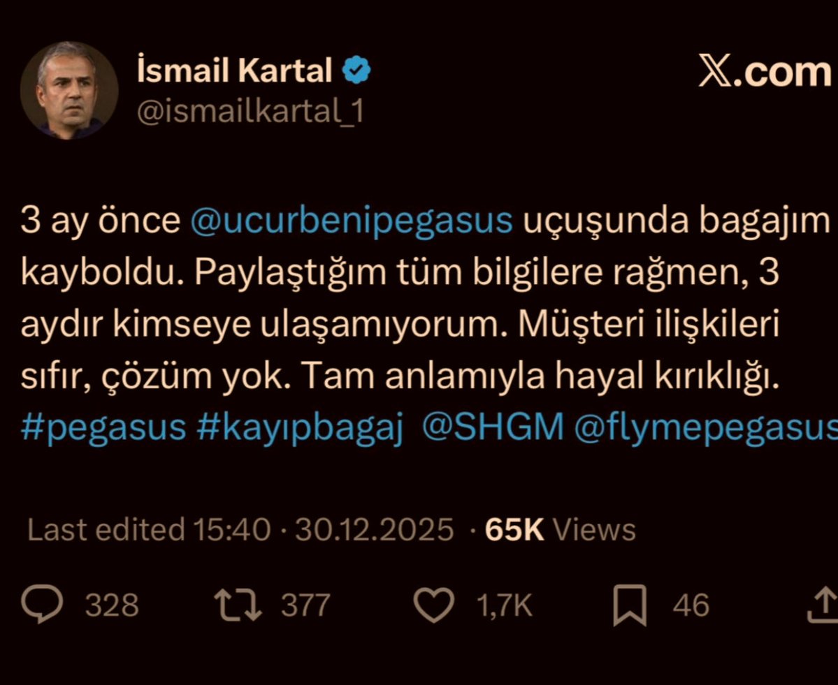 1907medya's tweet photo. Twitter’dan #KayıpBagaj yazıp Pegasus’u etiketleyerek bavulunu arayan adamı tam 5 kez Fenerbahçe'ye teknik direktör yaptılar...

Allah bize vermiyor ama gerçekten çok haklı sebepleri var.. https://t.co/IjlhZauGdB
