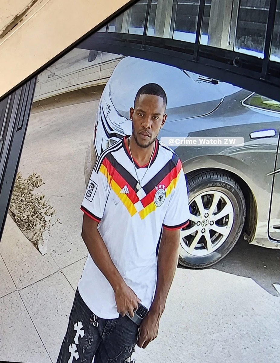 CrimeWatchZW's tweet photo. PLEASE SHARE🙏🏾 | Please help me identify and locate this man. Yesterday, I parked my blue Honda Fit at the corner of Cameron Street and Bank Street in Harare CBD. Unfortunately, I left my car unlocked while I went to buy some items at a nearby shop.

The man pictured allegedly approached my vehicle and stole a laptop bag containing a MacBook M1, a sound card, a printer cable, an external hard drive and US$500 in cash.

I checked CCTV footage from nearby shops and managed to trace his movements. He actually followed me to the shop where I was making my purchases, and the shop’s CCTV captured a clear view of his face. Another CCTV camera captured him opening my vehicle, taking the laptop bag and leaving the scene.

The case has already been reported to the ZRP. Anyone who can identify this man or provide information that may help locate him is kindly asked to contact me on: 0774070323

@PoliceZimbabwe