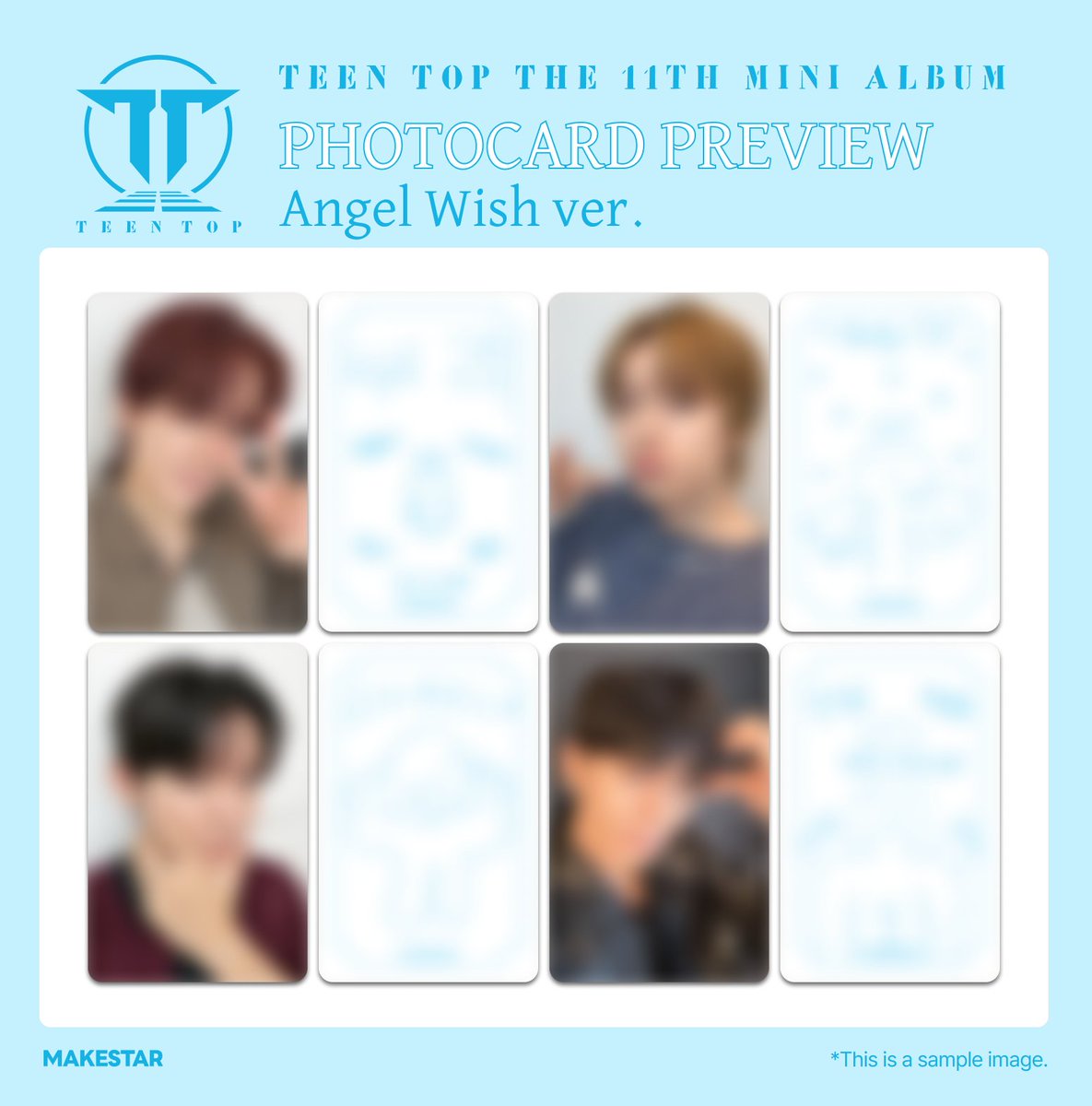 Makestarcorp's tweet photo. #틴탑
#TEENTOP 틴탑 (TEEN TOP) 11TH MINI ALBUM [DON'T STOP] (POCAALBUM) SPECIAL OFFLINE&MEET&CALL EVENT🪽

⏰마감 D-day⏰
🌟PHOTOCARD PREVIEW🌟

🪽미공개 셀카 포토카드 (수호천사ver.)
🪽미공개 셀카 포토카드 (천사 위시ver.)
😈미공개 셀카 포토카드 (악마ver.)
😊미공개 셀카 미니 포토카드 (얼빡ver.)

📅~ 2026.10.18 23:59 (KST)
🔗https://t.co/lpHA2BRRyH