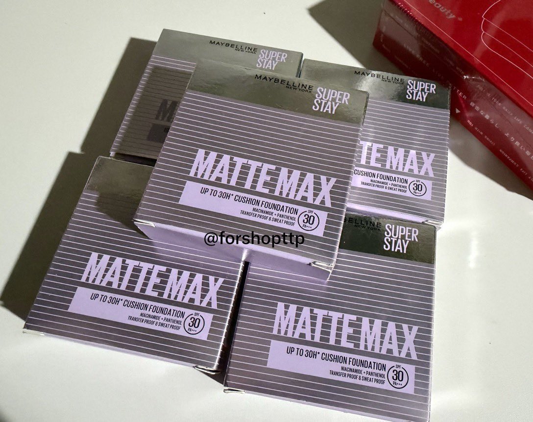 forshopttp's tweet photo. wts พร้อมส่ง ✨
คุชชั่น Maybelline Super stay Matte Max cushion แบบ Full size 💟

เบอร์ 115 (มี 5 อัน)
- ตลับละ 190 ฿
เหมา 900 ฿
ส่งฟรี

สนใจdm ค่ะ  🙇🏻‍♀️
(อาจตอบช้า เมนชั่นไว้ได้เลยค่ะ )
#MATTEMAXCUSHION
#MaybellineThailand  
#ช็อปช่วยติ่ง https://t.co/YlCT83Vroj