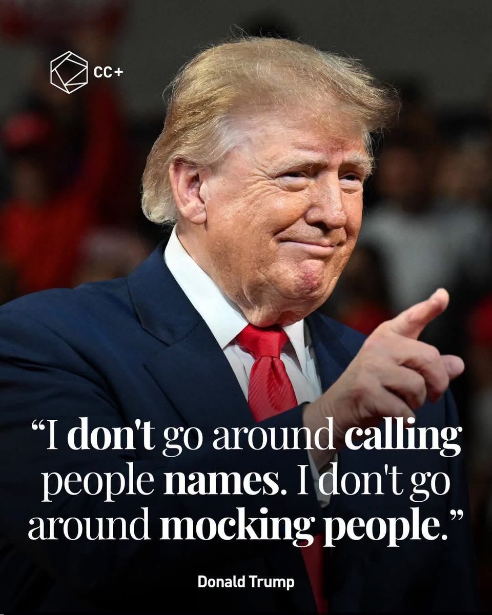 misshamilton58's tweet photo. trump is clearly out touch with reality😂 Dementia, Lying, Delusional or worse. That’s all he does is call people names!! https://t.co/gsSUo0ffAw