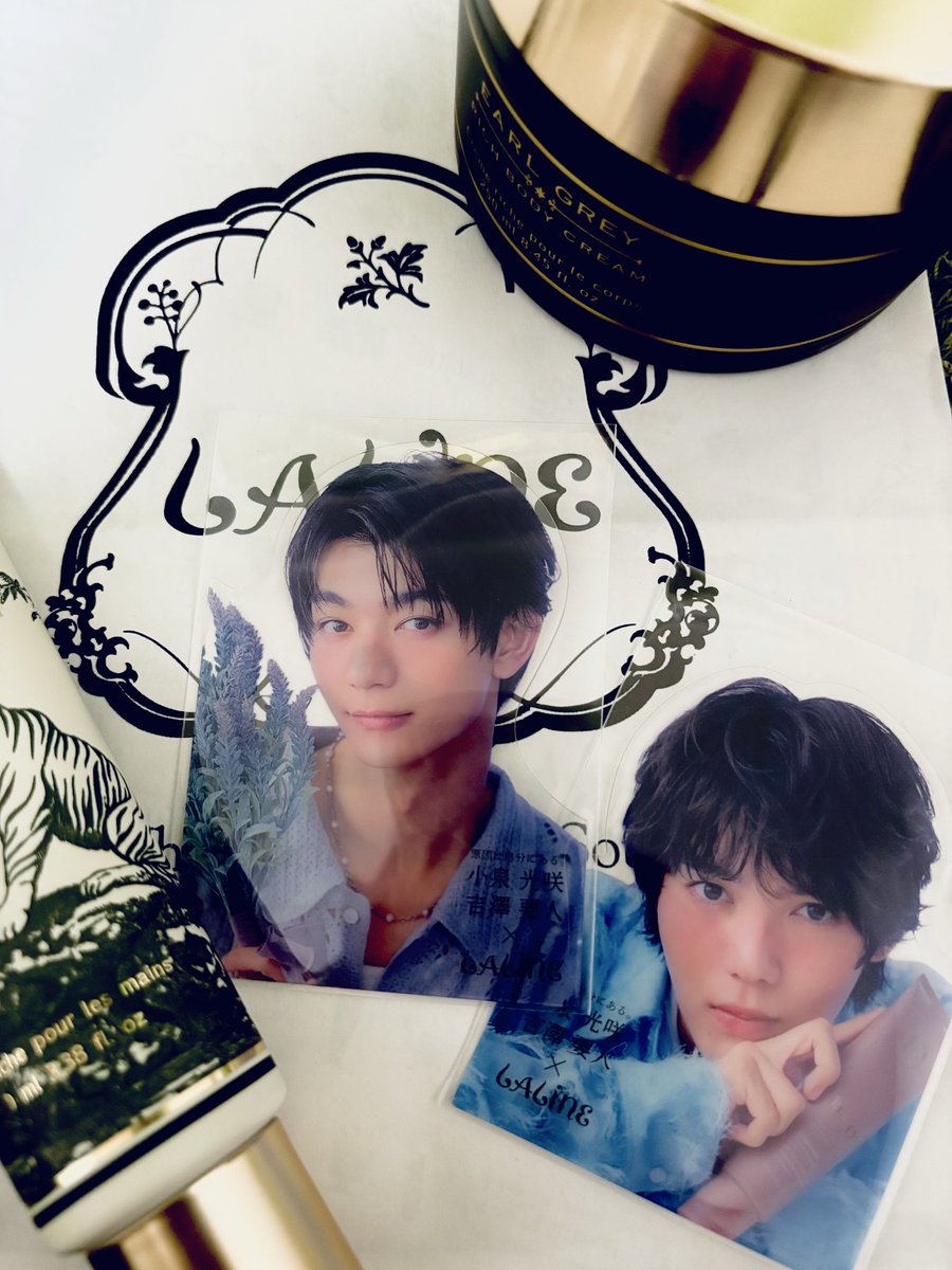 gnj_13's tweet photo. 神引き✨️😭
「誰推しですか？」って店員のお姉様に聞いて頂き要人くんです！って伝えたら「特典2枚入れておきますので是非開封して見てくださいね♥」と言って頂き開封したらこれ！梅田ルクアイーレのLaline定員のお姉様ありがとうございました🫶
必ずリピします✊
#Laline https://t.co/wO5ofIi1Gm