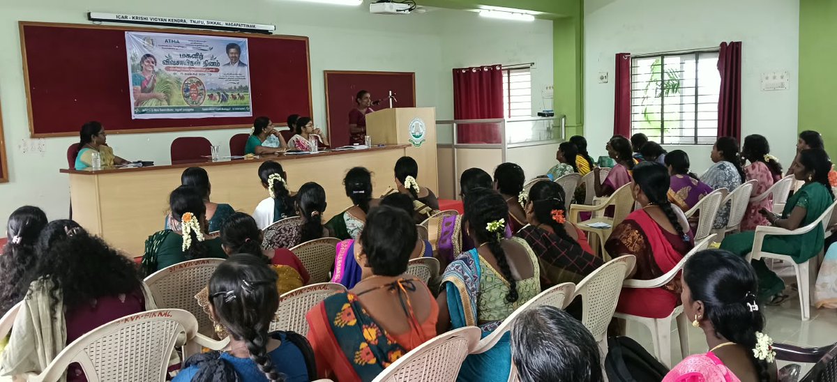 KvkSikkal's tweet photo. 🌾 KVK NAGAPATTINAM CELEBRATES WOMEN FARMERS’ DAY – 2026 🌾

KVK, Nagapattinam, celebrated Women Farmers’ Day on 15 October 2026 to recognize and appreciate the invaluable contributions of women to agriculture and allied sectors. https://t.co/sjopqyFTCs