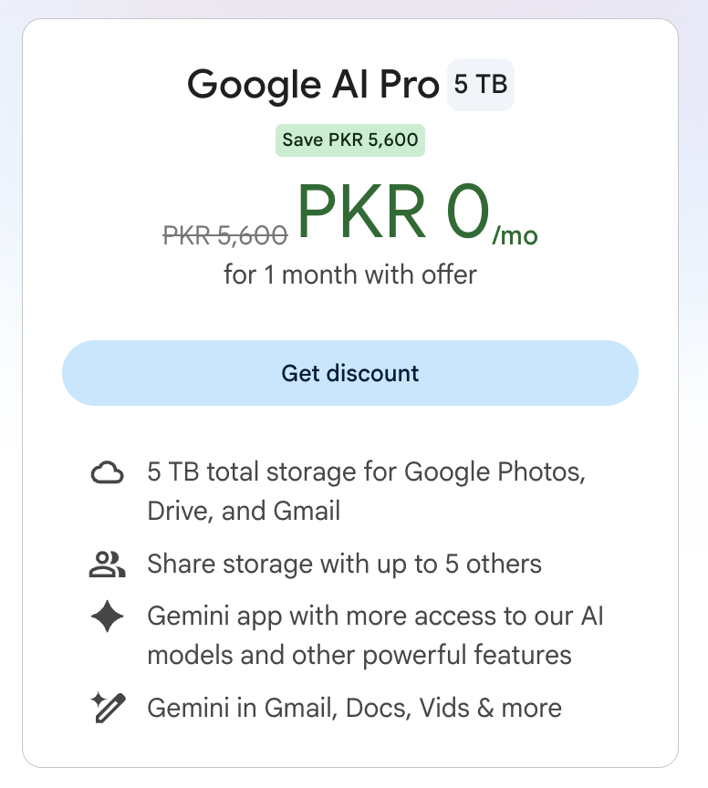 k2sbhai's tweet photo. FREE Google AI Pro

join my TG if you need any help:
https://t.co/q7edPTcLoP https://t.co/hyg6zQEje5