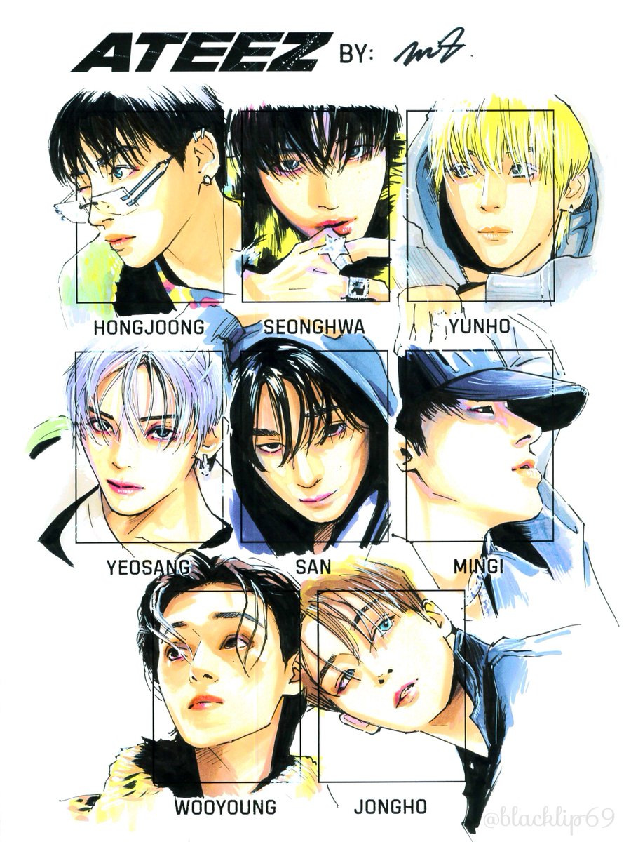 blacklip69's tweet photo. #ATEEZfanart
#GOLDENHOUR_Part6 https://t.co/AA7MmNs2dm