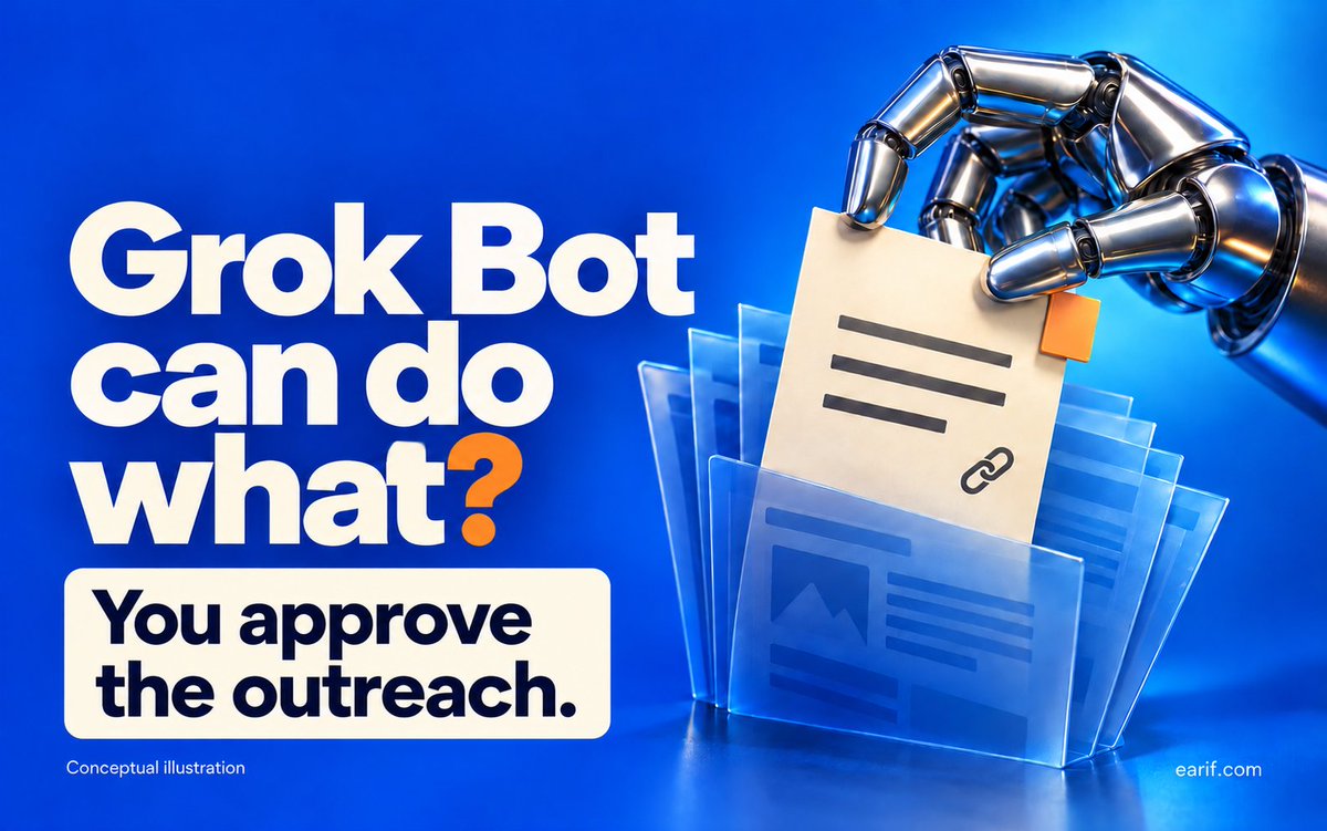 earifcom's tweet photo. I'm sorry Grokbot can do what???

Research businesses while your laptop is closed, bring back source-linked prospects, and repeat the job on a schedule.

The setup matters: buyer criteria → evidence checks → duplicate checks → your review → approved CRM handoff.

Start with 5 candidates, not 500 random emails. No guessed contacts. No automatic outreach.

I put together a practical guide with copy-and-adapt prompts, routine setup and CRM safeguards:
https://t.co/B0sBIHMEnS

#GrokBot #LeadGeneration