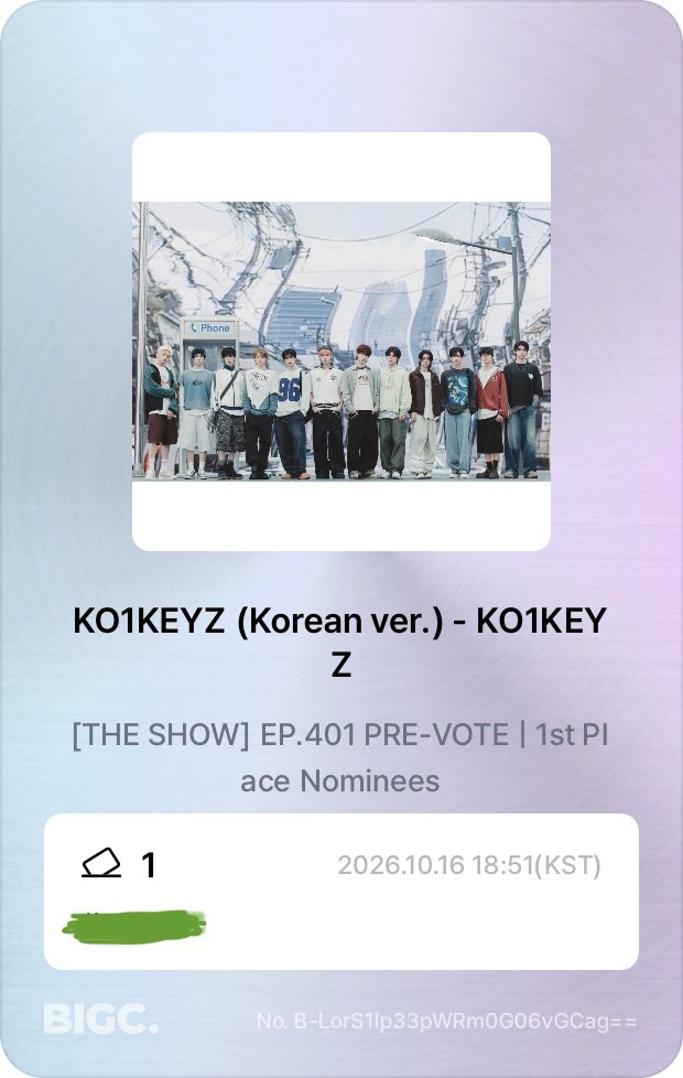 mkktkzw's tweet photo. 🗳️🥇🙏✨ https://t.co/YljMAWqcGl