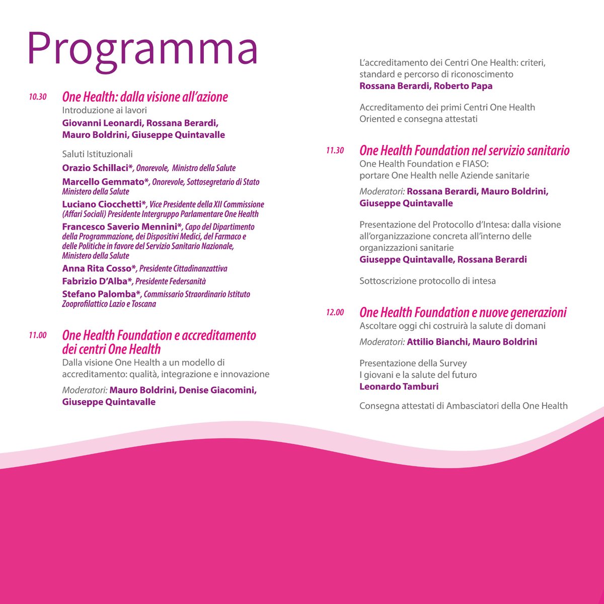 onehtfoundation's tweet photo. Giovedì 29 ottobre, a Roma, saremo impegnati in una giornata dedicata alla One Health. Un’occasione di confronto per approfondire temi quali alleanze, #innovazioni, #salute del futuro e il ruolo delle nuove generazioni. 

Consulta qui il programma completo. 

#onehealth https://t.co/NhJ0IwgsS7