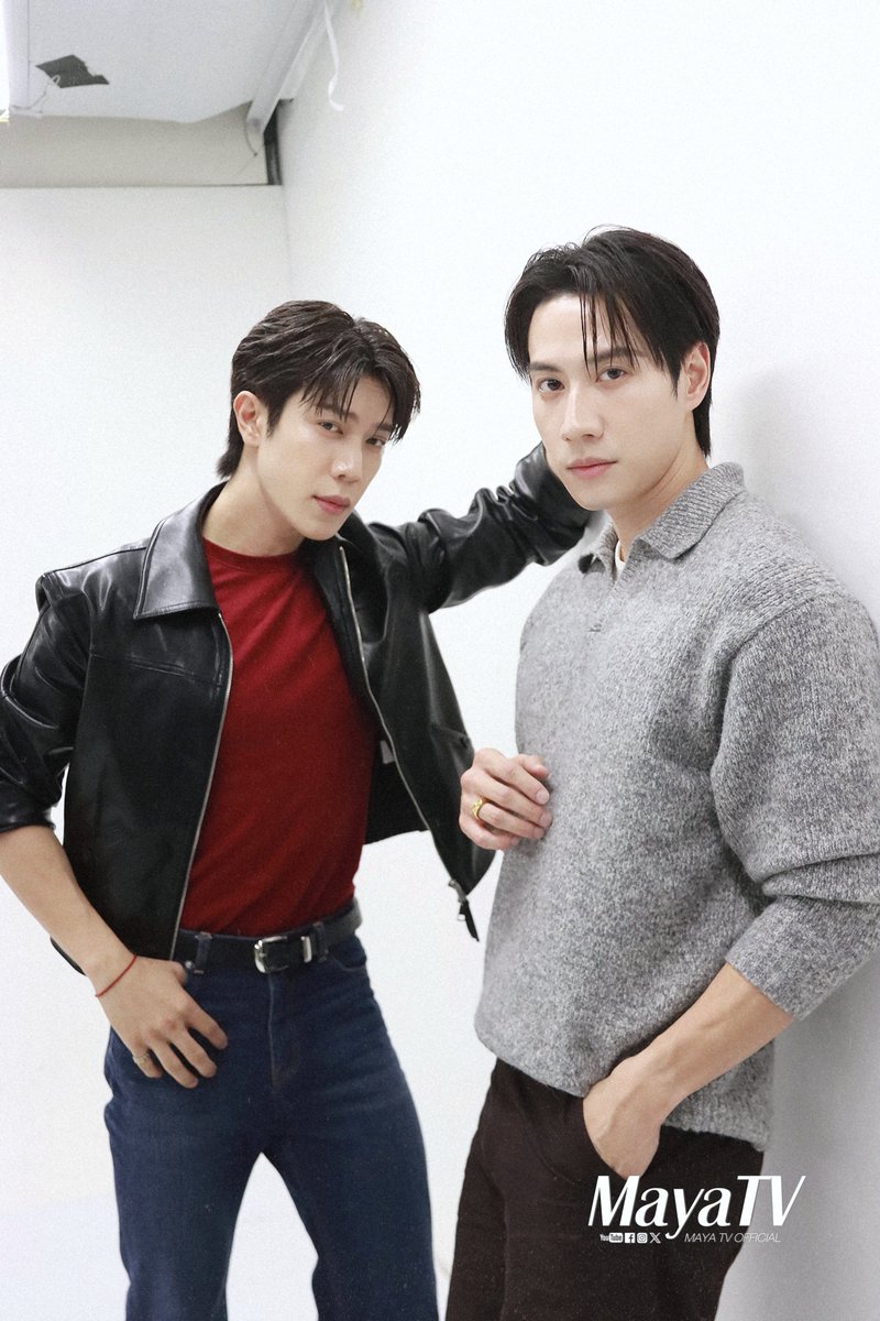 mayaonline2002's tweet photo. รวมพลคนเท่!! “ฟอส-บุ๊ค-เกรท-ไบร์ท” เปิด #fforce_ #Kasibook #grtsp #brightrpp_ เบื้องหลัง “หงเสนคลุกฝุ่น Lovers & Gangsters” 🤜🏻❤️‍🔥🤛🏻 ก่อนปะทะจริง 30ต.ค.นี้  #LoversAndGangsters

Interview📽🔗https://t.co/6N0PrzWiNw

FORCEBOOK LAG PRESS
#LoversAndGangsters

GREATBRIGHT LAG PRESS
#LoversAndGangsters

#MAYATVOFFICIAL
#ForceBook #ฟอสบุ๊ค 
#GreatBright #เกรทไบร์ท
