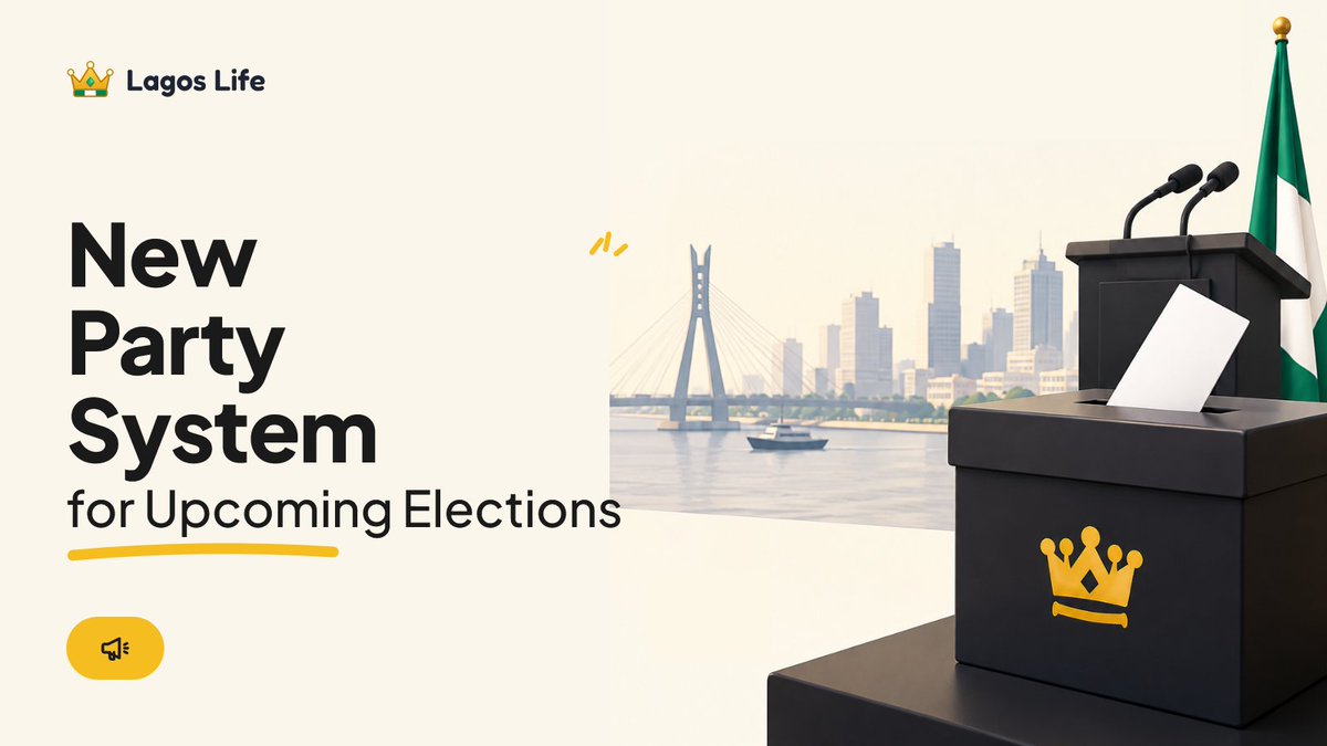 LagosLifeApp's tweet photo. We are officially establishing a political party system on LagosLife to enable future elections have party primaries before the main elections! 

We are calling on all interested political groups to submit :
1. PARTY NAME (PN)
2. Party Manifesto

Currently, the “ALLOW ME COOK (AMC)" party is the only recognized political party on Lagoslife.

Out of all submissions, we will select the top 4 parties to present their candidates and compete in the next election alongside AMC.

Bring your vision, pitch your manifesto in the comments and the community votes through likes and reposts.

Let’s shape the future of Lagos Life together!

Your pitch must include #LagosLife #LagosLifePolitics