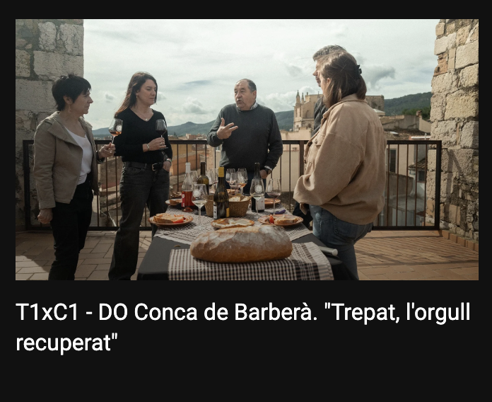 rtroyano's tweet photo. Avui a @BaixGaiaAlDia hem parlat de la docusèrie "Gent amb DO" que es pot veure a @som3cat, presentada per la gran @emparmoliner 

El primer capítol ens apropa al #trepat i a la @DOConcaBarbera i el d'aquest diumenge viatja a la @DOEmporda 

https://t.co/tyamA4gI7t

#vicatalà https://t.co/TgCGz24K8g