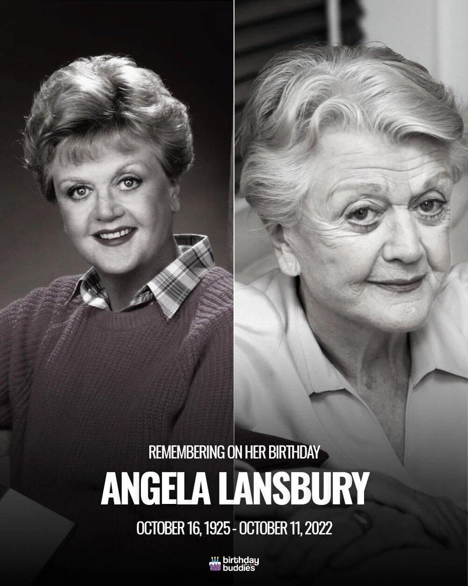 sunalidebnyc's tweet photo. 🌹 Happy heavenly 101st birthday to Angela Lansbury! Best known as Jessica Fletcher in Murder, She Wrote and the voice of Mrs. Potts in Beauty and the Beast, she also earned three Oscar nominations and won five 
🔗 Check it out: [https://t.co/Yinjg5aYTZ https://t.co/RrAR7yEjaO