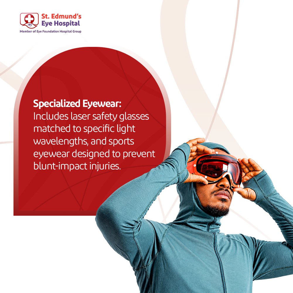 stedmundseye's tweet photo. Know the right protection for the task and protect your eyes.
#eyeprotection #protectiveeyewear #eyesafety #workplacesafety #eyeinjury #safetyglasses #ophthalmologist #eyecliniclagos #eyehospitallagos #eyecarelagos https://t.co/ZsrwjF4eOd