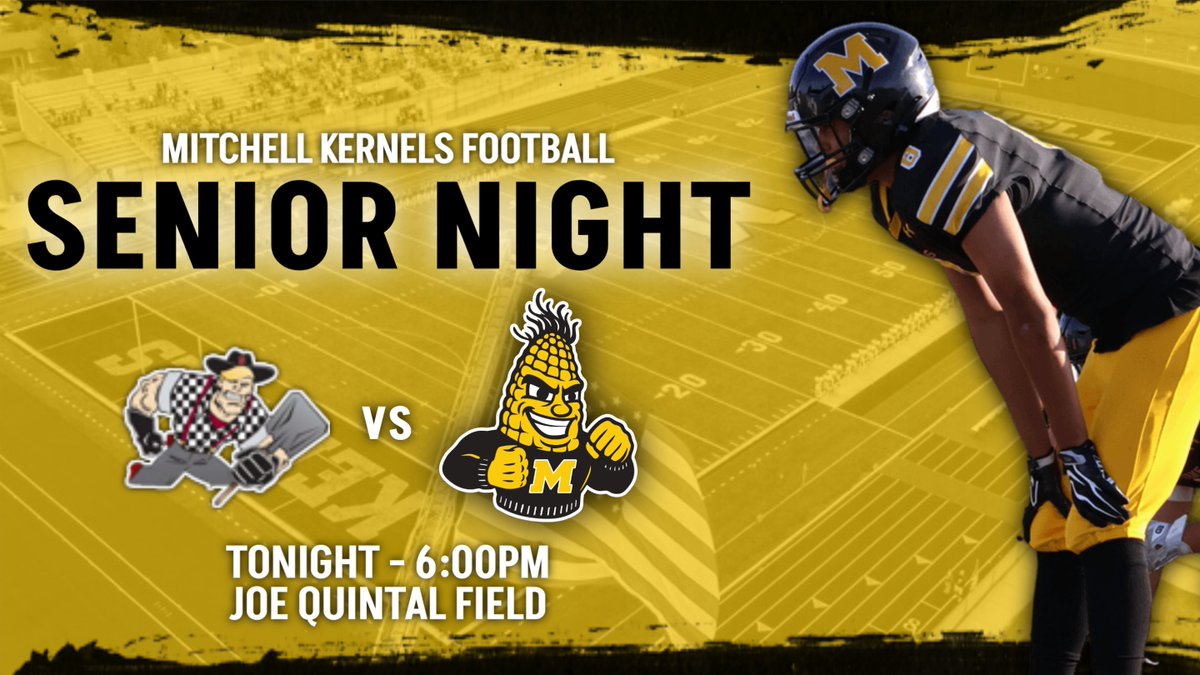 MitchellKernels's tweet photo. Football Senior Night Tonight vs Sturgis Brown

Tickets - https://t.co/nljhvEgVLW

Streaming Information - https://t.co/16FDfGGCC1 https://t.co/8qVHBbmFij