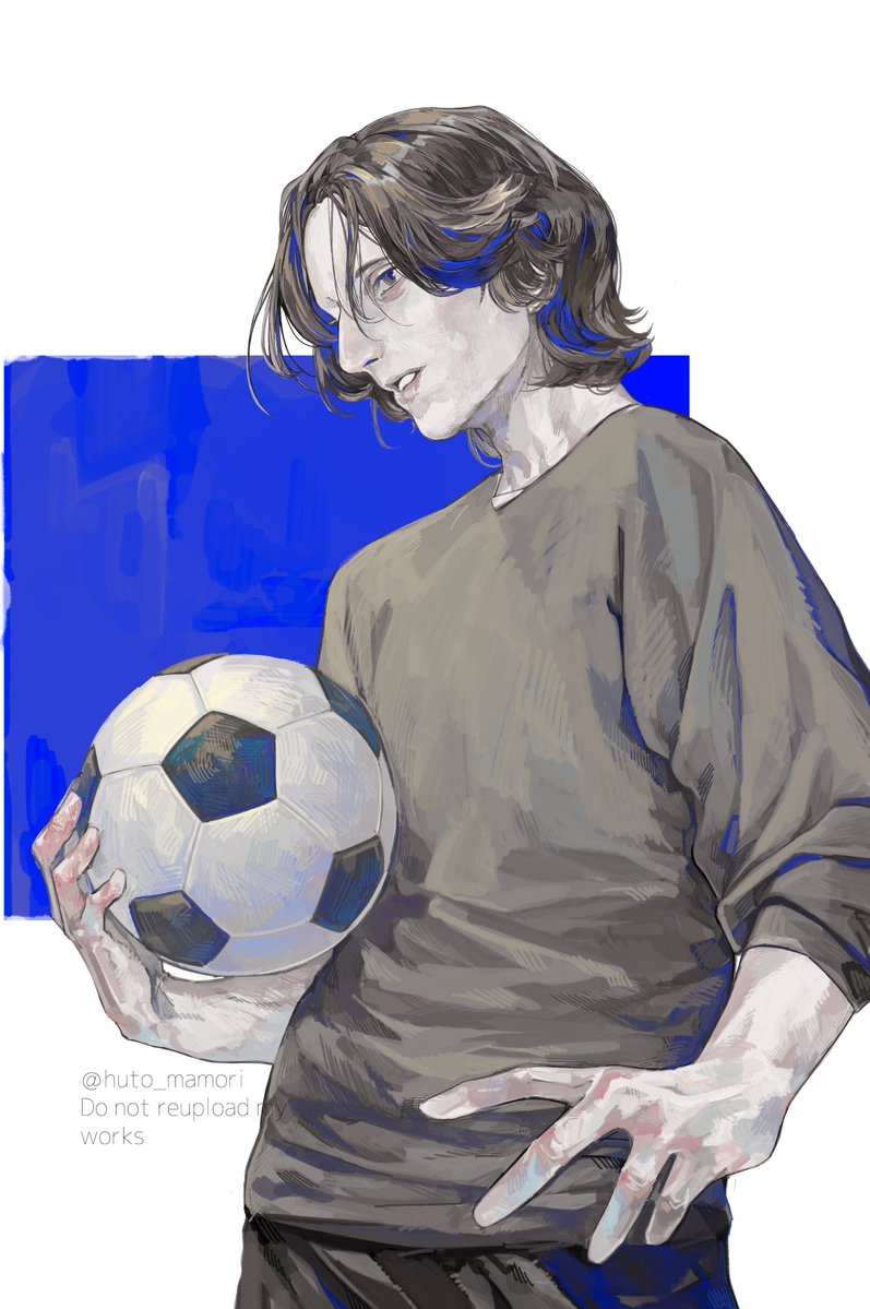 huto_mamori's tweet photo. 青が似合う人 https://t.co/4DpjKgqFGa