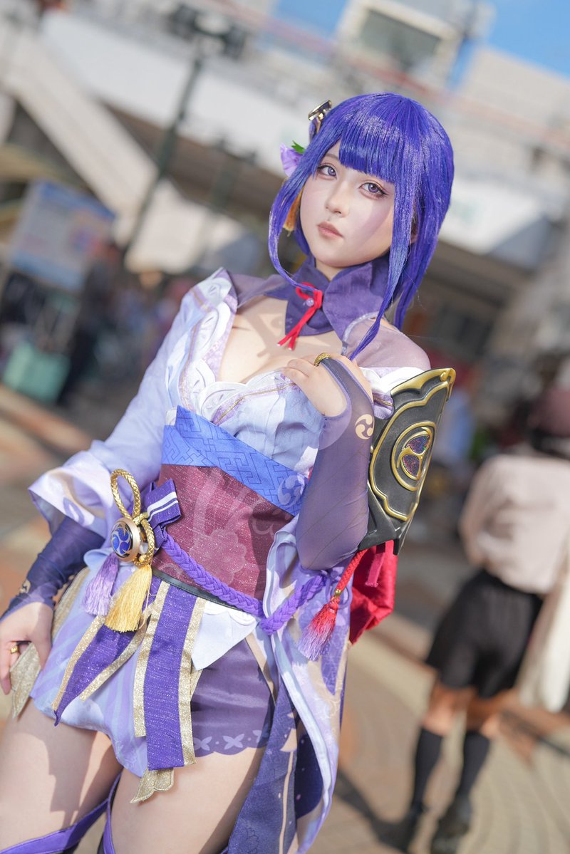 Nyamuneko001's tweet photo. -cos-
原神　雷電将軍
 #フクヤマニメ９  #フクヤマニメ #原神  #Raiden https://t.co/zUsV45aUyt