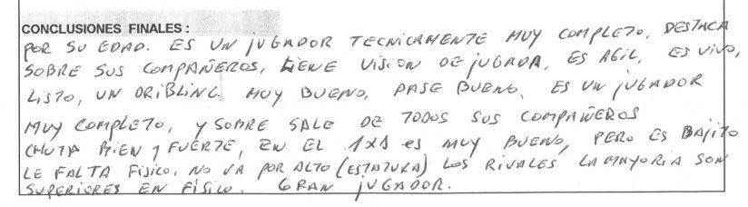 ActuFoot_'s tweet photo. 🚨🚨 « JE PENSE QU’IL NE FAUT PAS LE RECRUTER. » 😳❌

En 2000, à son arrivée au FC BARCELONE, Lionel MESSI 🇦🇷, alors âgé de seulement 13 ANS, avait été évalué par TROIS FORMATEURS de la Masia.

Les trois rapports, révélés par Florent Torchut, sont INCROYABLES. 👇

📝 FORMATEUR 1 :
« Compte tenu de son âge, c’est un joueur techniquement très complet. Il se distingue de ses coéquipiers : vision du jeu, agile, vif, très bon dribble et excellent tir. Très bon dans la surface.

Son seul point faible est sa taille et son manque de physique. GRAND JOUEUR. »

📝 FORMATEUR 2 : 
« Qualité technique indiscutable, mais sa limitation physique (142 cm) l’empêche de rivaliser. Même s’il grandit, avec 150 cm ce sera très compliqué de jouer en cadet préférent.

JE PENSE QU’IL NE FAUT PAS LE RECRUTER. Suivre son évolution et le retester dans un couple d’années. »

📝 FORMATEUR 3 :
« À supposer qu’on sauve les distances, c’est un MARADONA (mineur). Je le signerais, il doit aller beaucoup plus loin. On verra son évolution. »

🗞️ @FlorentTorchut (rapports de 2000, traductions de l’espagnol et du catalan)