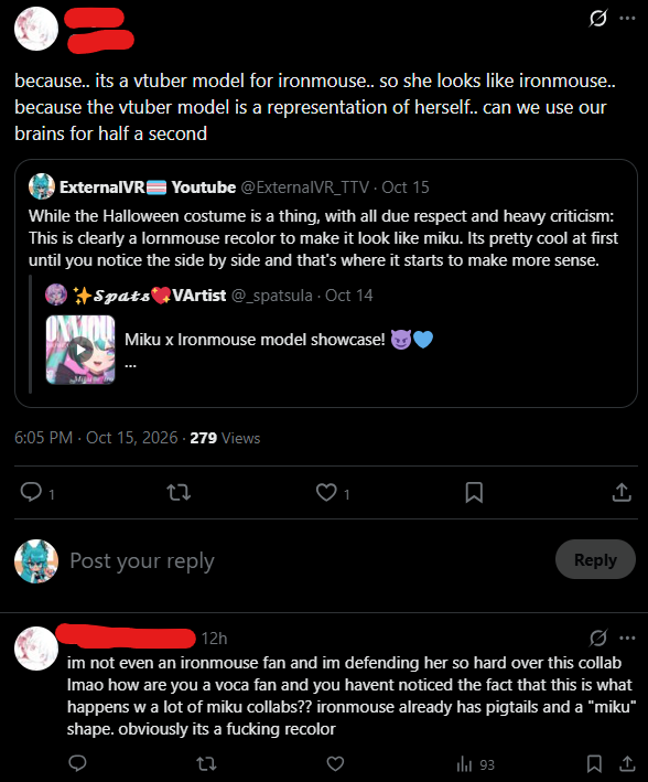 ExternalVR_TTV's tweet photo. I get people wanting to defend this collab but the harassment over an opinion is ridiculous.

I just said i dont like the design overall. That doesn't mean im going to make a big deal about it, Its a game yk

If you want to critizise me thats fine but do it without the harassment https://t.co/lAPaZrZ0p1