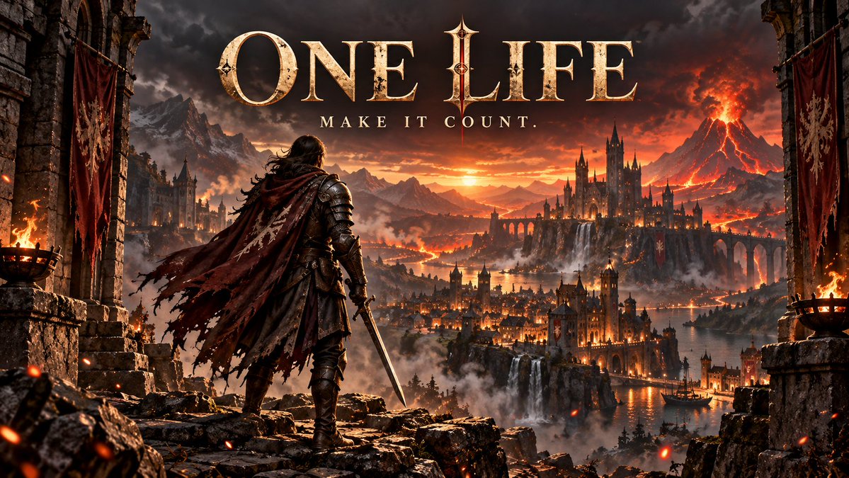 One_Life_Game's tweet photo. One character. One life. Make it count. ⚔️

Step into One Life. Find your loot, pick your fights, and
 see how long you survive.

Play here: https://t.co/XfhZVX7e72 https://t.co/hhgJcx1DLJ