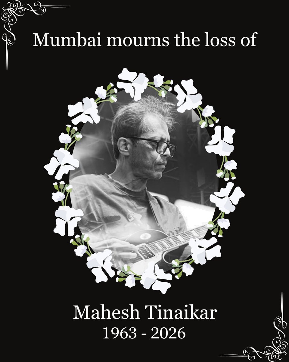 KhakiLab's tweet photo. MUMBAI’S ROCK ’N' ROLL RENEGADE

Mumbai lost a true rock pioneer on Thursday with the passing of Mahesh Tinaikar, the founder and lead guitarist of the city’s iconic rock band Rock Machine. For a generation of Mumbaikar, Mahesh’s riffs were part of the soundtrack of their youth in the 1980s and ’90s.

The son of former Mumbai Municipal Commissioner SS Tinaikar, Mahesh founded Rock Machine in 1984 along with Mark Selwyn, and with Ian Santamaria, Aftab Currim and Suresh Bhadricha as the other band members. They started performing covers at college festivals, slipping in their original work between songs, before releasing their first album Rock ’n’ Roll Renegade in 1988. At a time when rock bands in the city would attract a crowd of 800 or so, Rock Machine toured across the country and drew in thousands. With MTV coming on the scene in India in the early 1990s, the band rechristened itself Indus Creed for a more internationally suited image and made their first music video in 1993. The band split up in 1997.

Beyond a rockstar, Mahesh was also a mentor to young budding musicians, teaching guitar at Mumbai’s True School of Music.

Rock on, Mahesh! We will, we will miss you.

#MumbaiMourns #KhakiMourns #MaheshTinaikar #IndusCreed #RockMachine #MumbaiRockNRoll #MumbaiMusicians