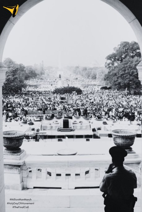 TheFinalCall's tweet photo. #MillionManMarch #HolyDayOfAtonement #NationOfIslam #Farrakhan #ElijahMuhammad #HDOA26 #TheFinalCall #FCNArchives https://t.co/zGSWGpEm5r
